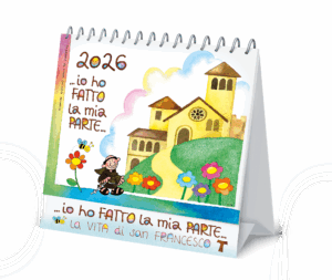 Calendario da Tavolo 2026 - "Io ho fatto la mia parte"